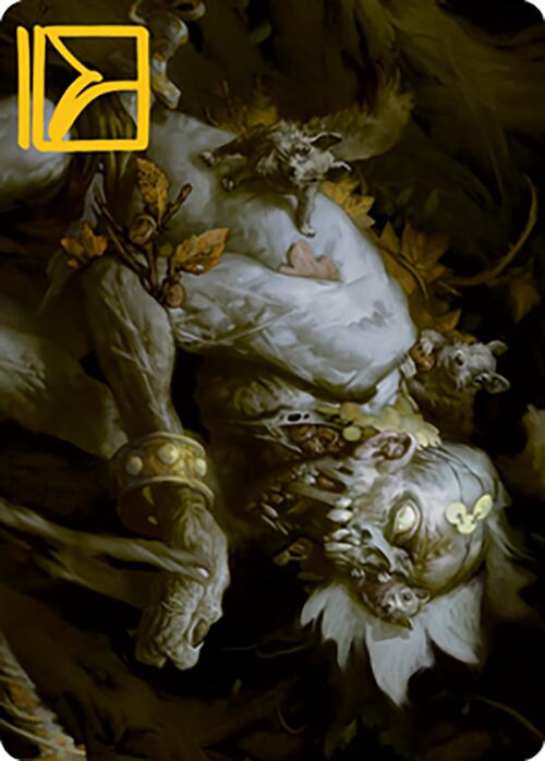 Nested Shambler Art Card (Gold-Stamped Signature) [Modern Horizons 2 Art Series] | Good Games Adelaide SA