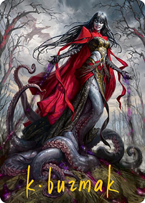 Geyadrone Dihada Art Card (54) (Gold-Stamped Signature) [Modern Horizons 2 Art Series] | Good Games Adelaide SA