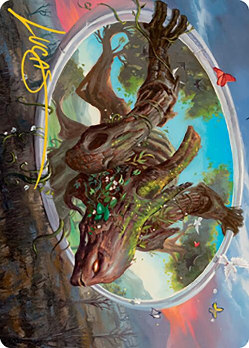 Gaea's Will Art Card (Gold-Stamped Signature) [Modern Horizons 2 Art Series] | Good Games Adelaide SA