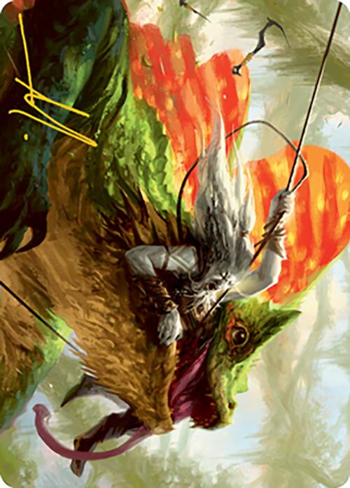 Captured by Lagacs Art Card (Gold-Stamped Signature) [Modern Horizons 2 Art Series] | Good Games Adelaide SA
