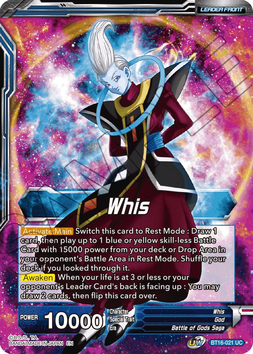 Whis // Whis, Invitation to Battle (BT16-021) [Realm of the Gods Prerelease Promos] | Good Games Adelaide SA