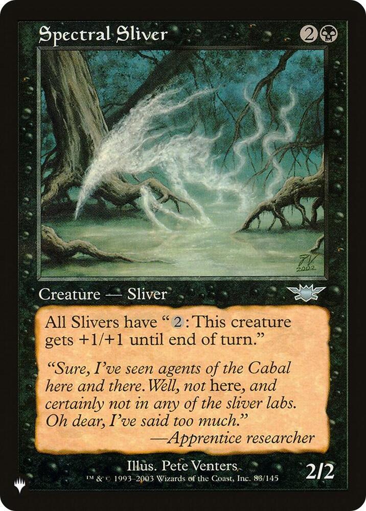 Spectral Sliver 83/145 (The List Reprints)  | Good Games Adelaide SA