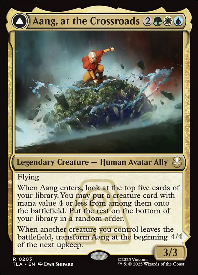 Aang, at the Crossroads // Aang, Destined Savior 203 (Avatar: The Last Airbender)  | Good Games Adelaide SA