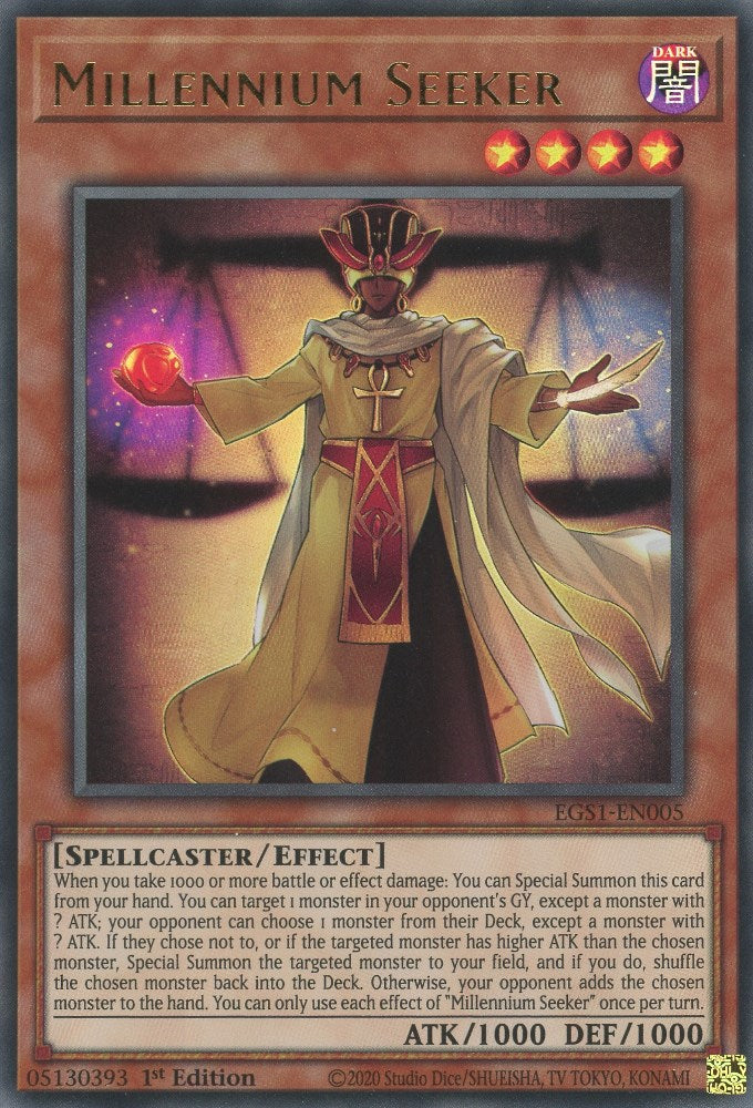 Millennium Seeker [EGS1-EN005] Ultra Rare | Good Games Adelaide SA