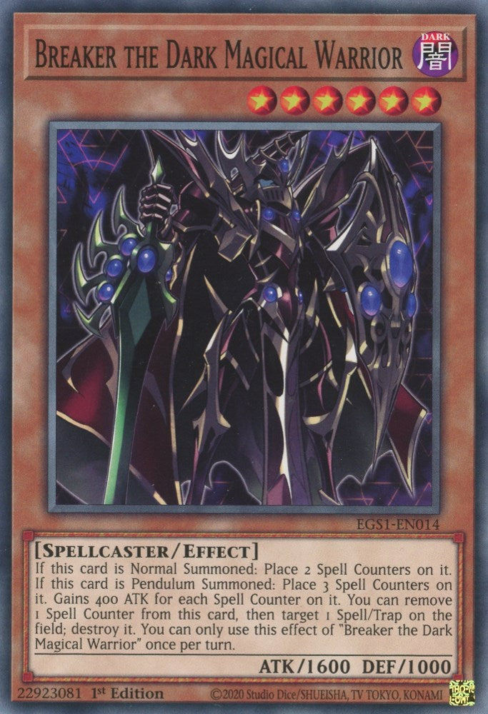 Breaker the Dark Magical Warrior [EGS1-EN014] Common | Good Games Adelaide SA