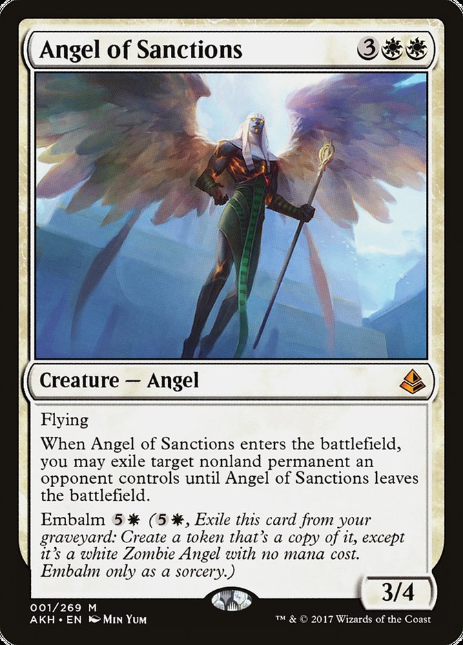 Angel of Sanctions [Amonkhet] | Good Games Adelaide SA