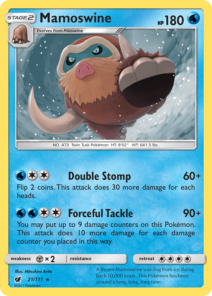 Mamoswine (21/111) [Sun & Moon: Crimson Invasion] | Good Games Adelaide SA
