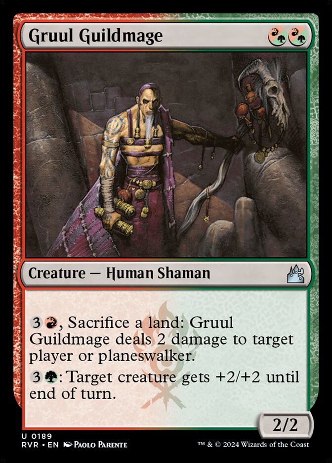 Gruul Guildmage 189 (Ravnica Remastered)  - Foil | Good Games Adelaide SA