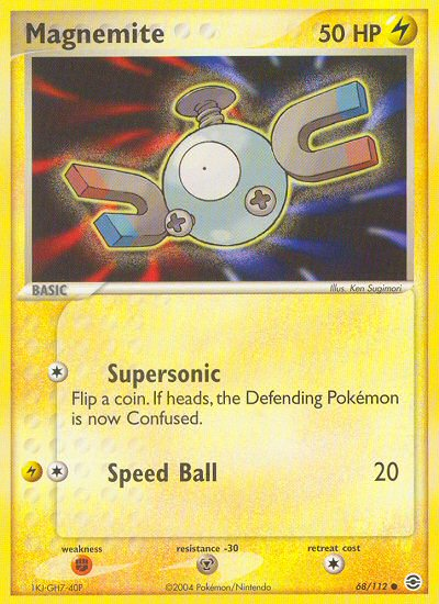 Magnemite (68/112) [EX: FireRed & LeafGreen] | Good Games Adelaide SA