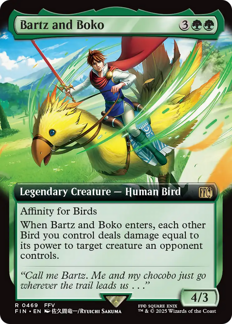 Bartz and Boko (Extended Art) [FINAL FANTASY] | Good Games Adelaide SA