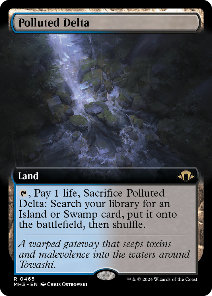 Polluted Delta (Extended Art) [Modern Horizons 3] | Good Games Adelaide SA