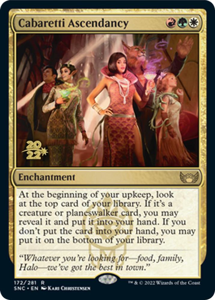 Cabaretti Ascendancy 172 (Prerelease Cards)  - Foil | Good Games Adelaide SA