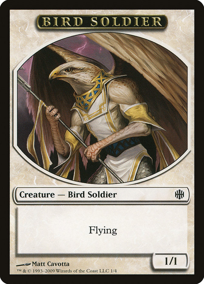 Bird Soldier Token [Alara Reborn Tokens] | Good Games Adelaide SA