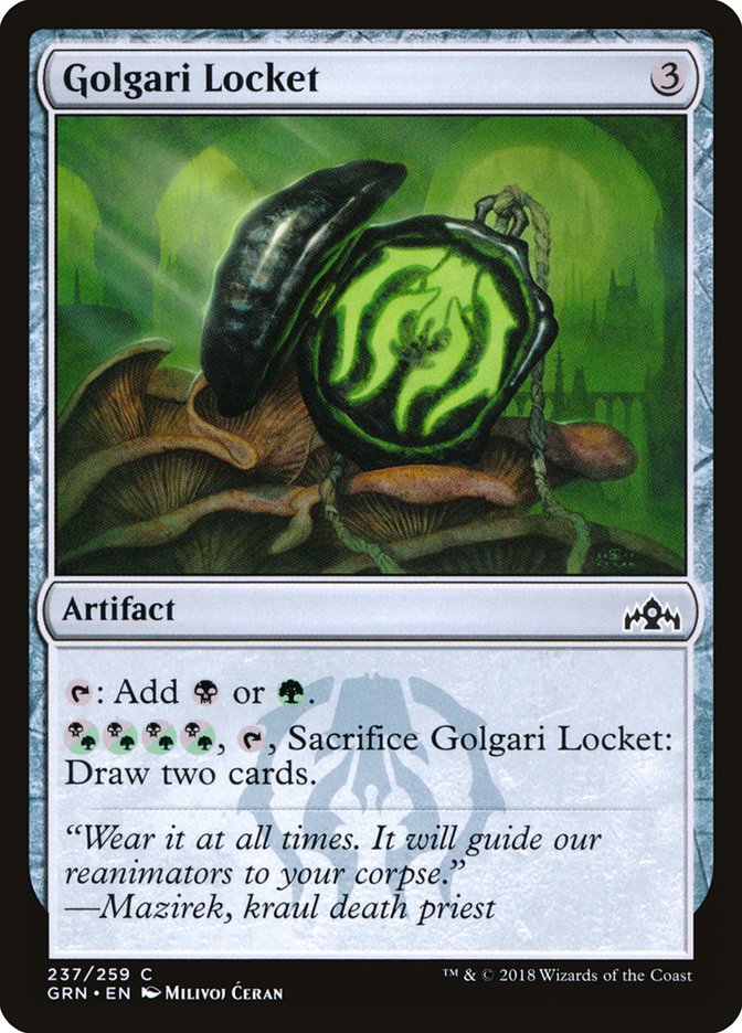 Golgari Locket 237 (Guilds of Ravnica)  - Foil | Good Games Adelaide SA
