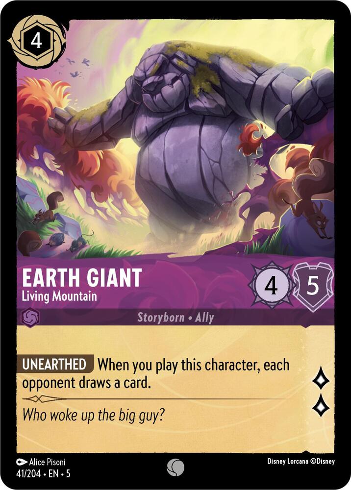 Earth Giant Living Mountain 41/204 (Shimmering Skies)  | Good Games Adelaide SA