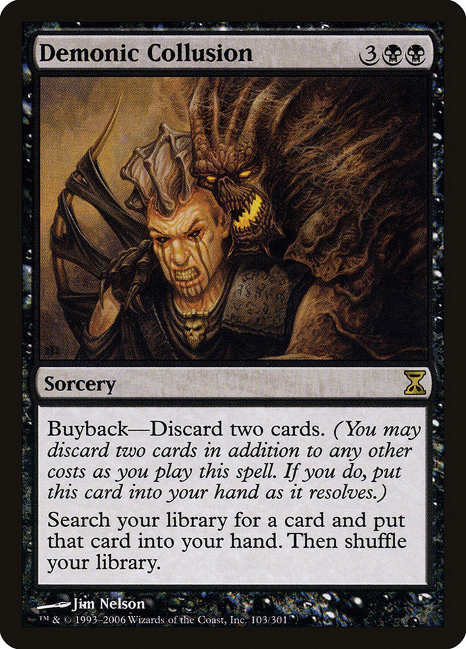 Demonic Collusion 103 (Time Spiral)  - Foil | Good Games Adelaide SA