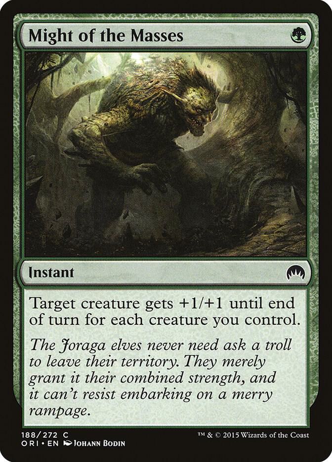 Might of the Masses 188 (Magic Origins)  - Foil | Good Games Adelaide SA