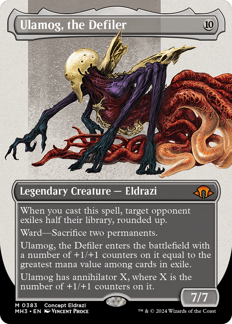 Ulamog, the Defiler (Borderless) [Modern Horizons 3] | Good Games Adelaide SA
