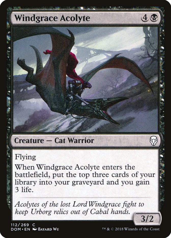 Windgrace Acolyte [Dominaria] | Good Games Adelaide SA