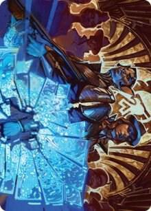 Contractual Safeguard Art Card 50 (Art Series: Streets of New Capenna)  | Good Games Adelaide SA