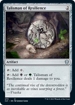 Talisman of Resilience 270 (Commander 2021)  | Good Games Adelaide SA