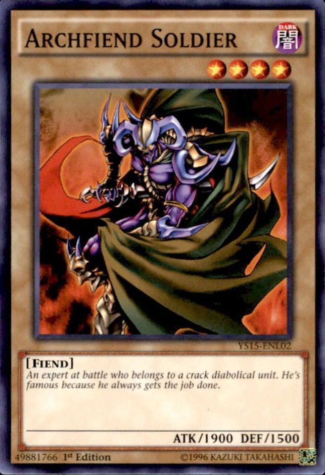 Archfiend Soldier [YS15-ENL02] Common | Good Games Adelaide SA