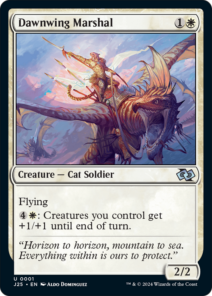 Dawnwing Marshal [Foundations Jumpstart] | Good Games Adelaide SA
