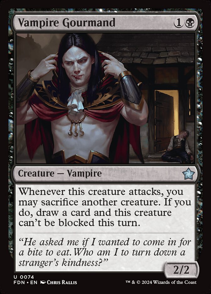Vampire Gourmand 74 (Foundations)  - Foil | Good Games Adelaide SA