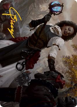 Skaab Wrangler Art Card Gold Stamped Signature 29 (Art Series: Innistrad: Midnight Hunt)  | Good Games Adelaide SA