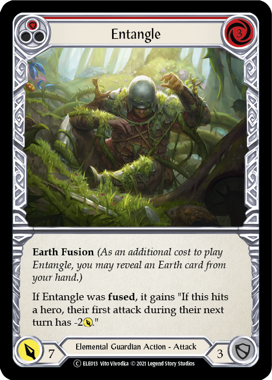 Entangle (Red) [U-ELE013] Unlimited Rainbow Foil | Good Games Adelaide SA