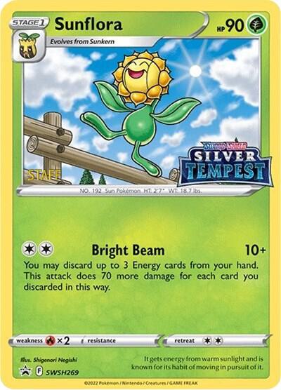 Sunflora Prerelease STAFF SWSH269 (SWSH: Sword & Shield Promo Cards)  - Holofoil | Good Games Adelaide SA