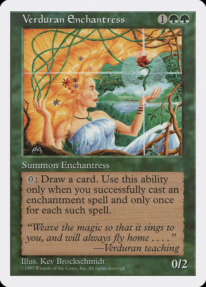 Verduran Enchantress [Fifth Edition] | Good Games Adelaide SA