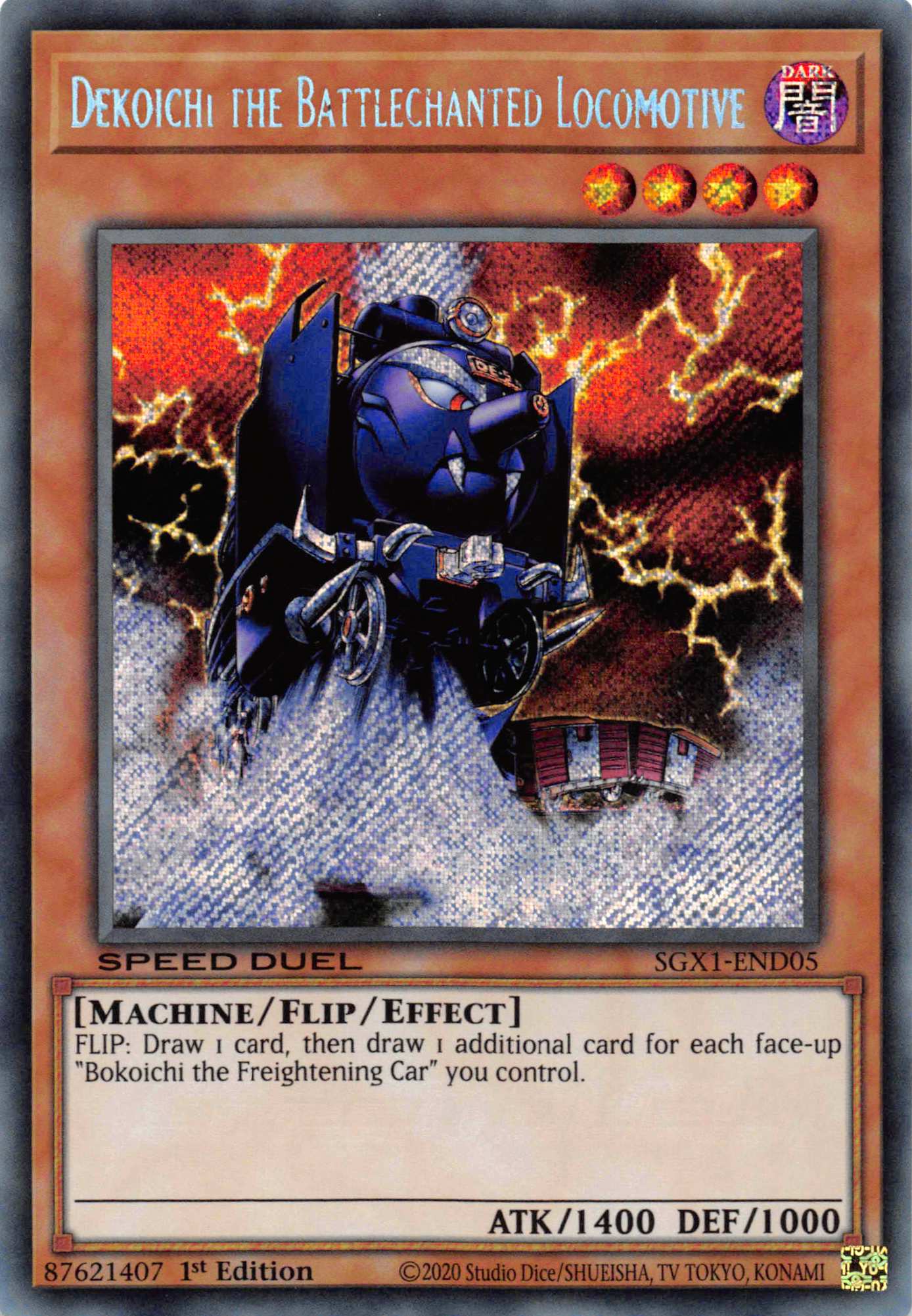 Dekoichi the Battlechanted Locomotive [SGX1-END05] Secret Rare | Good Games Adelaide SA