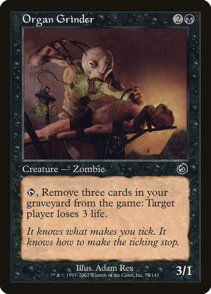 Organ Grinder 75/143 (Torment)  - Foil | Good Games Adelaide SA