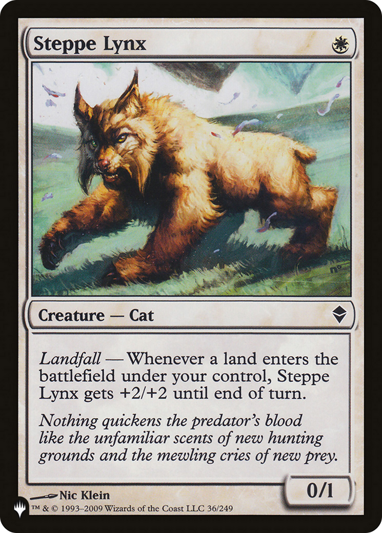 Steppe Lynx [The List Reprints] | Good Games Adelaide SA