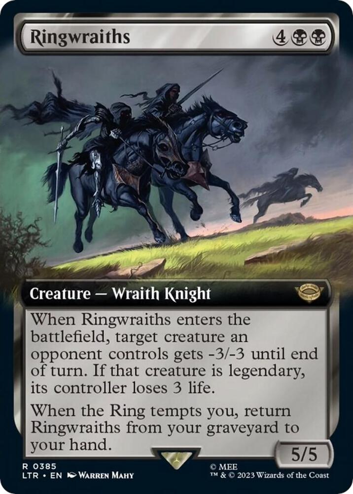 Ringwraiths 385 (Universes Beyond: The Lord of the Rings: Tales of Middle-earth)  - Extended Art | Good Games Adelaide SA