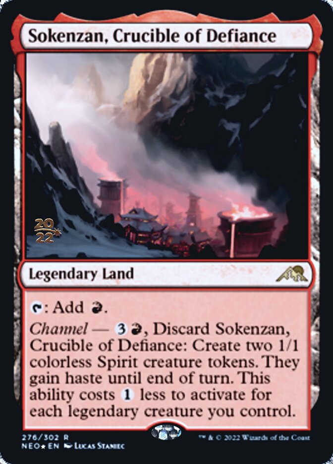 Sokenzan, Crucible of Defiance [Kamigawa: Neon Dynasty Prerelease Promos] | Good Games Adelaide SA