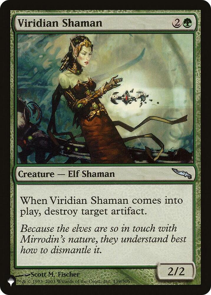 Viridian Shaman 139/306 (The List Reprints)  | Good Games Adelaide SA