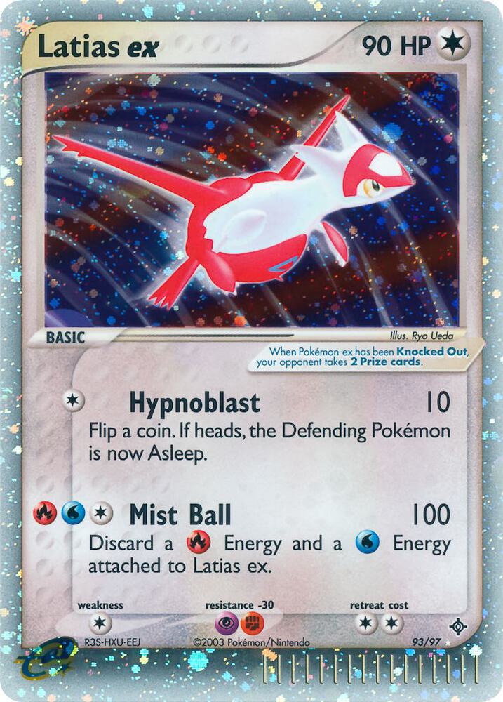 Latias ex 93/97 (Dragon)  - Holofoil | Good Games Adelaide SA