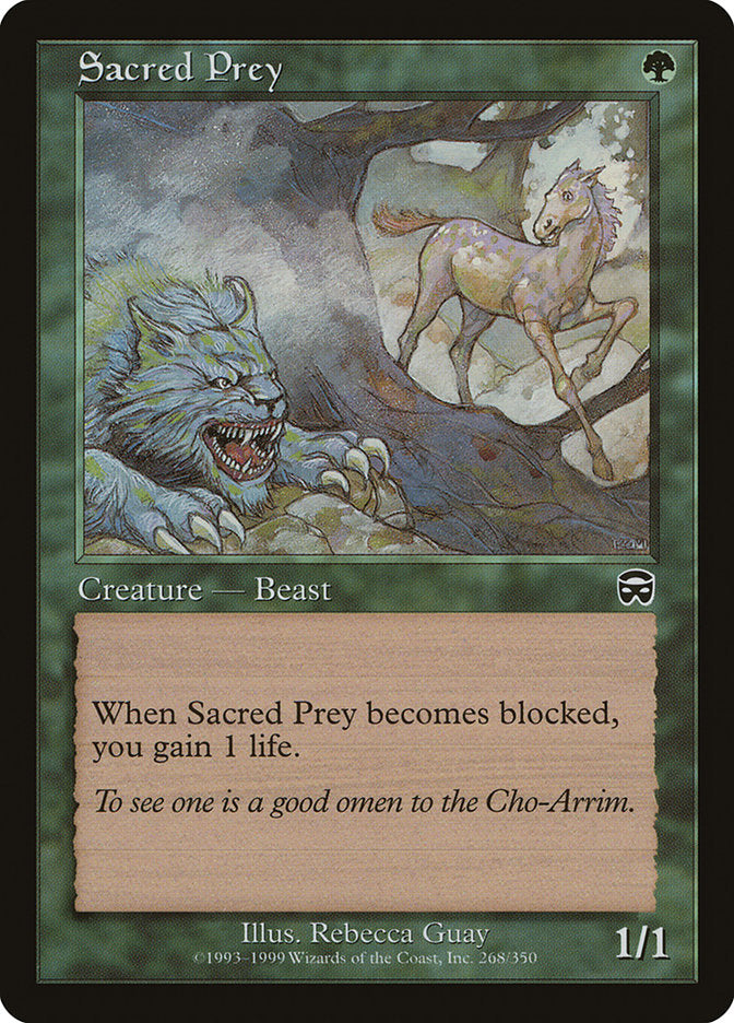 Sacred Prey 268 (Mercadian Masques)  - Foil | Good Games Adelaide SA