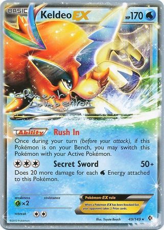 Keldeo EX (49/149) (Anguille Sous Roche - Clement Lamberton) [World Championships 2013] | Good Games Adelaide SA