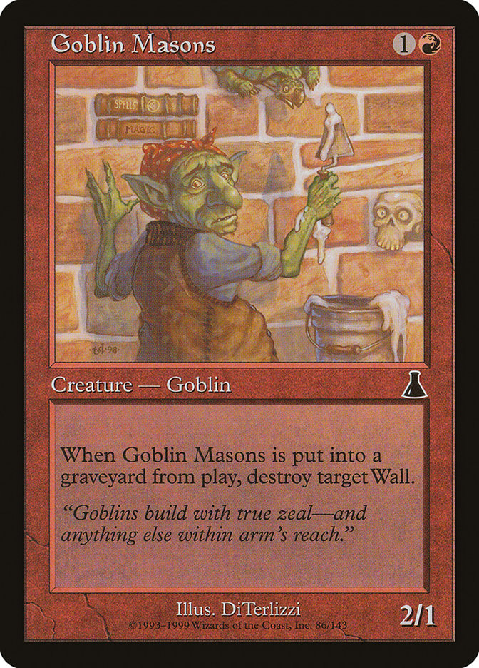 Goblin Masons 86 (Urza's Destiny)  - Foil | Good Games Adelaide SA