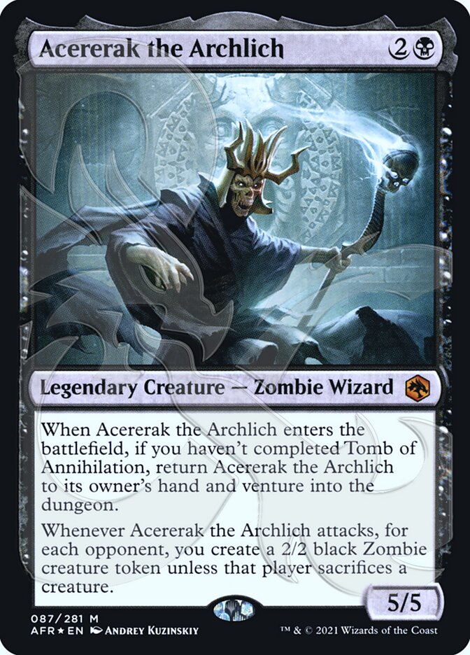 Acererak the Archlich (Ampersand Promo) [Dungeons & Dragons: Adventures in the Forgotten Realms Promos] | Good Games Adelaide SA