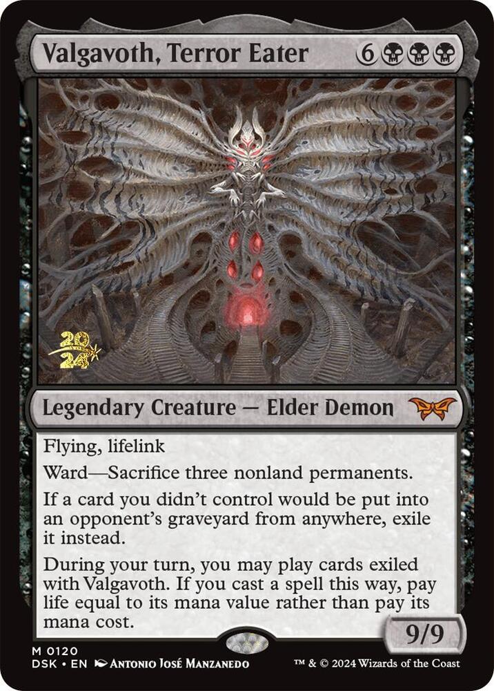 Valgavoth Terror Eater 120 (Prerelease Cards)  - Foil | Good Games Adelaide SA