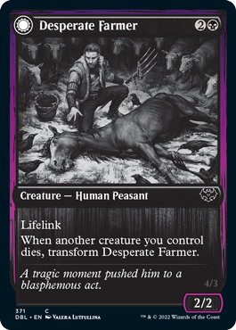 Desperate Farmer // Depraved Harvester [Innistrad: Double Feature] | Good Games Adelaide SA