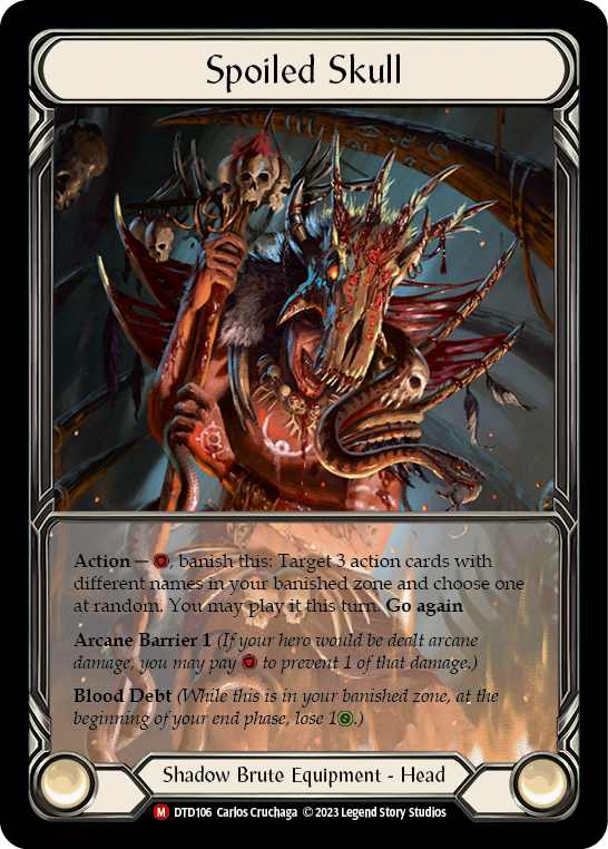Spoiled Skull (Extended Art) [DTD106] (Dusk Till Dawn)  Cold Foil | Good Games Adelaide SA