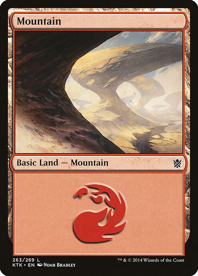 Mountain 263 (Khans of Tarkir)  - Foil | Good Games Adelaide SA