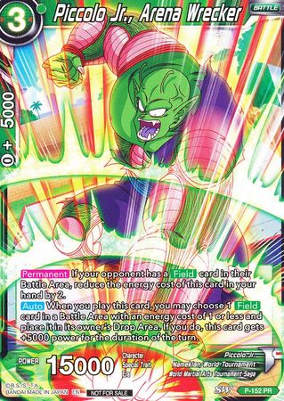 Piccolo Jr., Arena Wrecker (Power Booster: World Martial Arts Tournament) (P-152) [Promotion Cards] | Good Games Adelaide SA