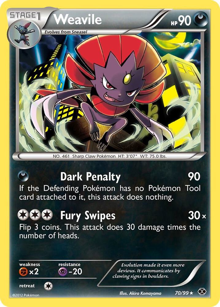 Weavile 70/99 (Next Destinies)  | Good Games Adelaide SA