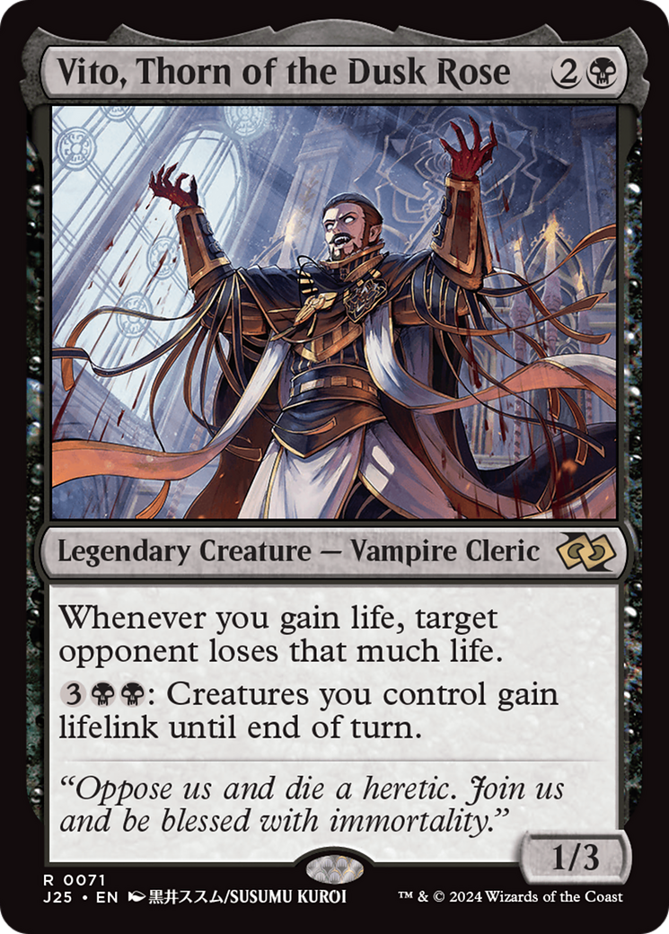 Vito, Thorn of the Dusk Rose (Anime) [Foundations Jumpstart] | Good Games Adelaide SA